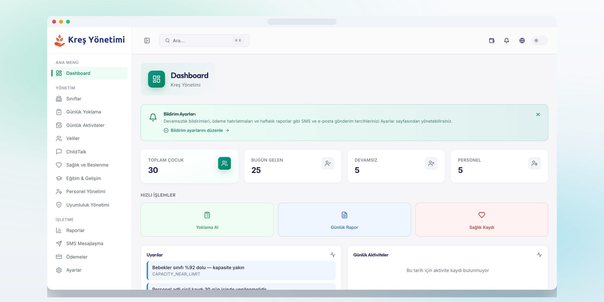 Daycare Management Software - Professional Management Platform for Daycare Centers